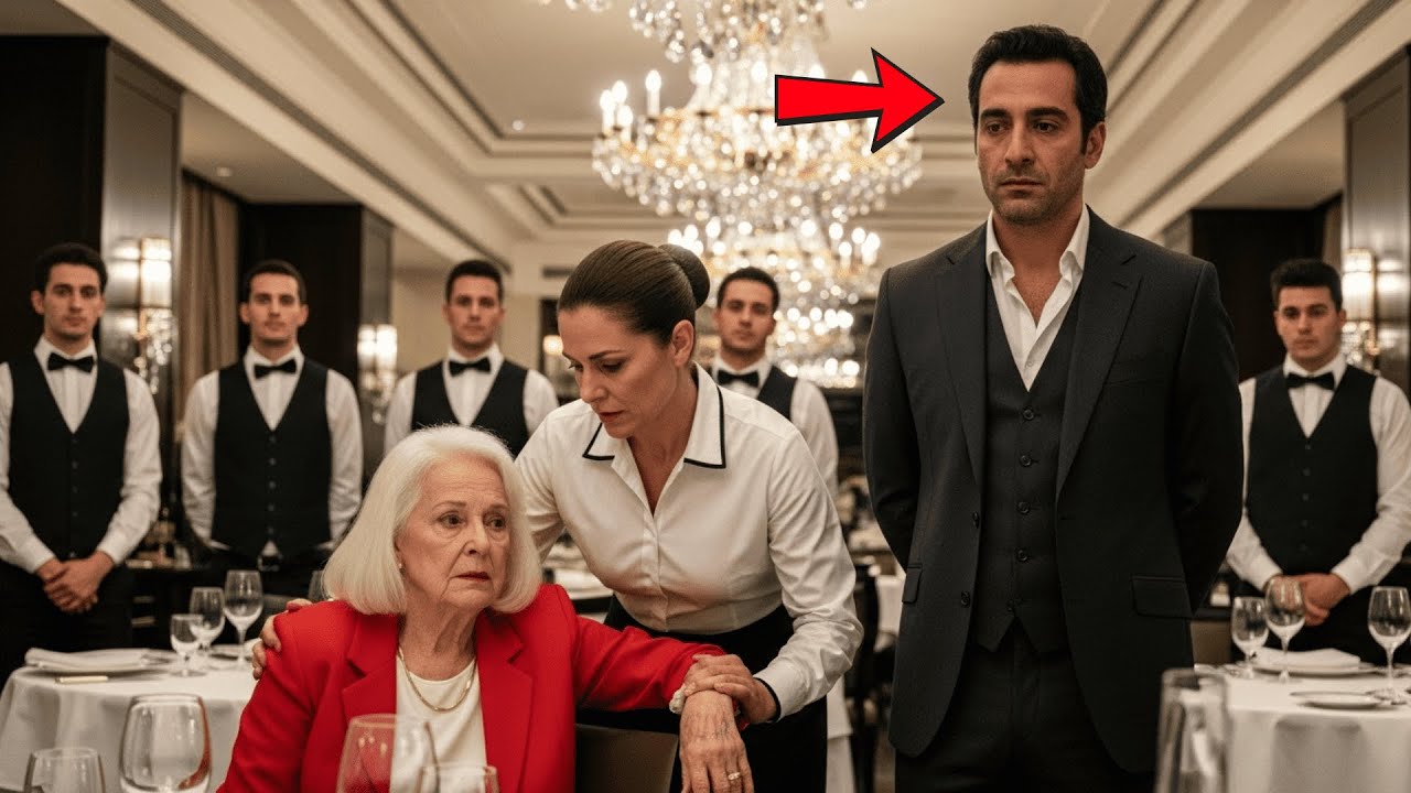 Herkes Yaşlı Kadına Yardım Eden Garsonla Alay Etti — Kadın CEO’nun Annesiydi