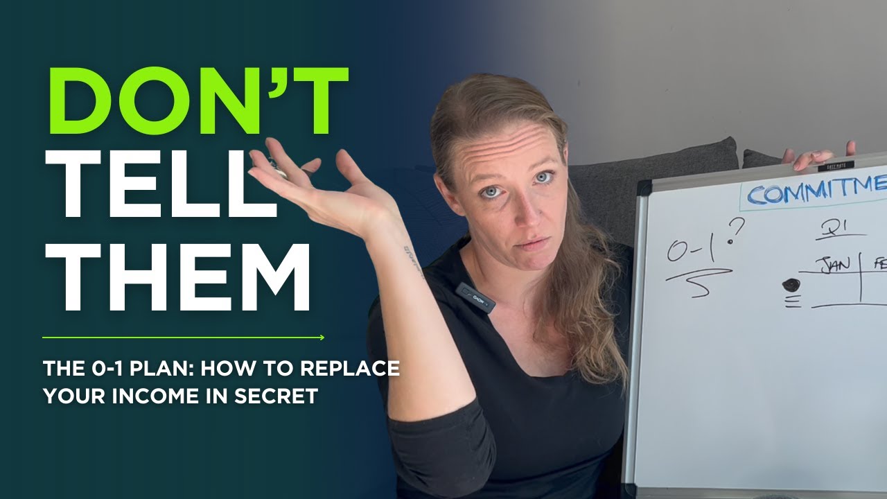 The 0-1 Plan for Q1: How to replace your income in secret.