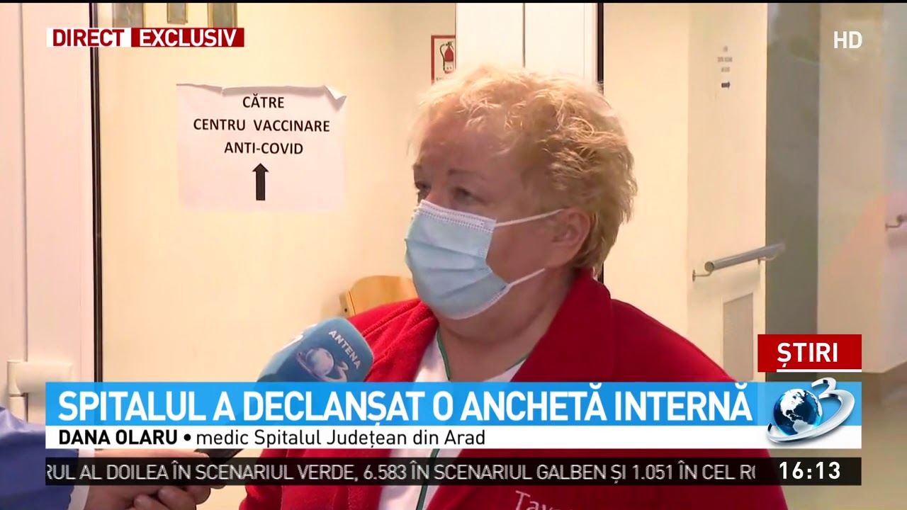 Informații noi de la spitalul groazei din Arad. Ce s-ar fi întâmplat cu cei 15 pacienți COVID ca