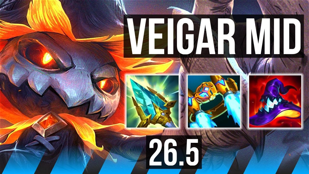 VEIGAR vs IRELIA (MID) | Good KDA: 14/1/5 | KR Grandmaster | 26.5