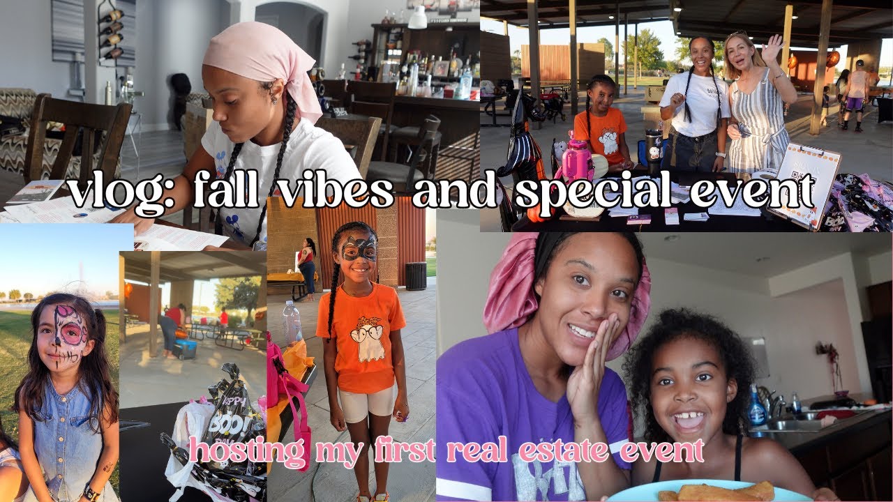 Vlog: Spend a Day with Me: Fall Vibes & My First Real Estate Event!