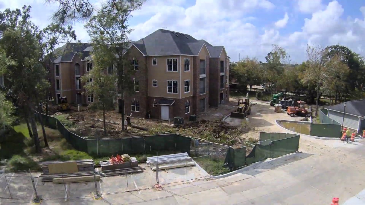 Cypress TX Apartments Time Lapse for New Building