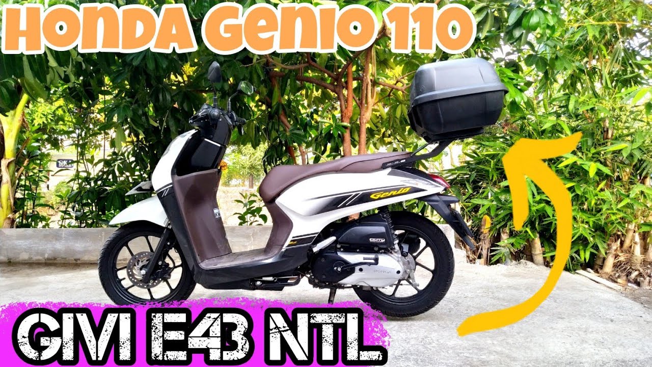Pasang Bracket Dan Top Box Givi E43 NTL Di Honda Genio 110