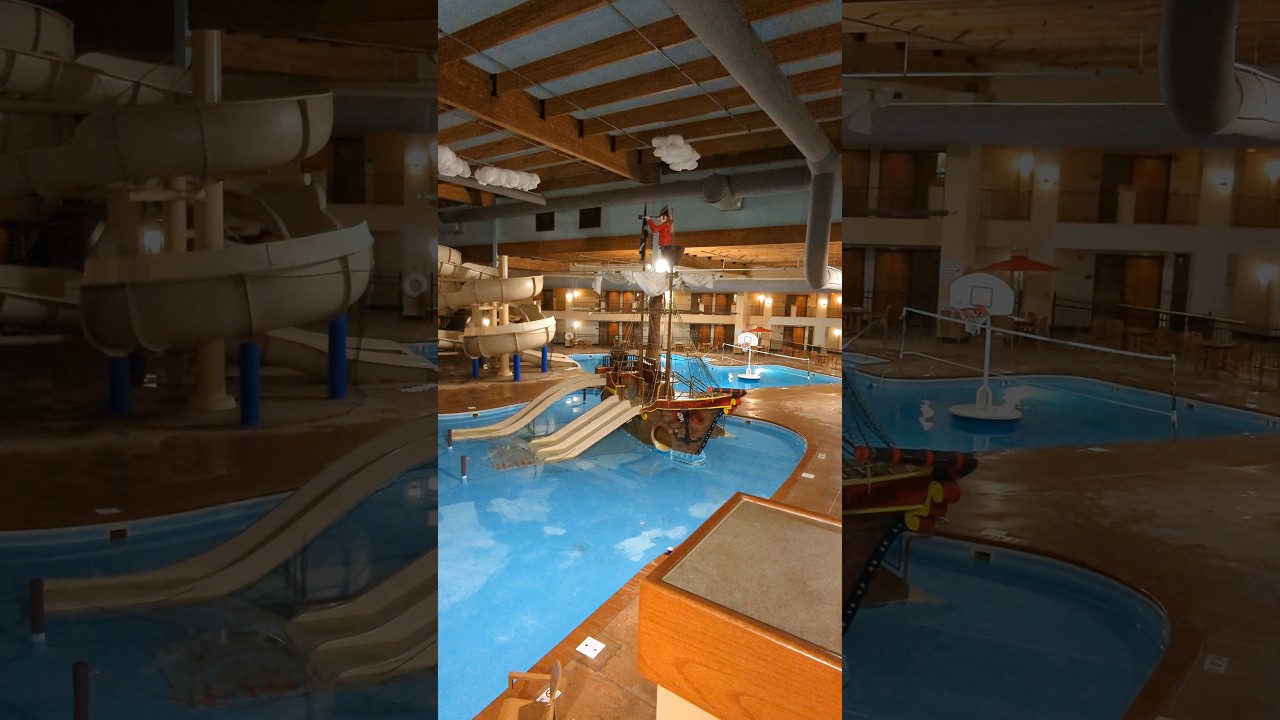 Amazing Indoor Pirate Ship With Huge Slides