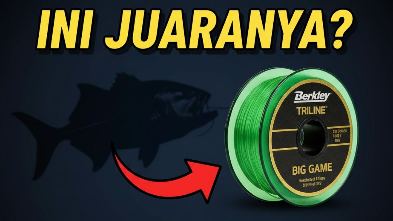 5 Rekomendasi Senar Pancing Monofilament TERKUAT 2025! (Murah & Anti Keriting)
