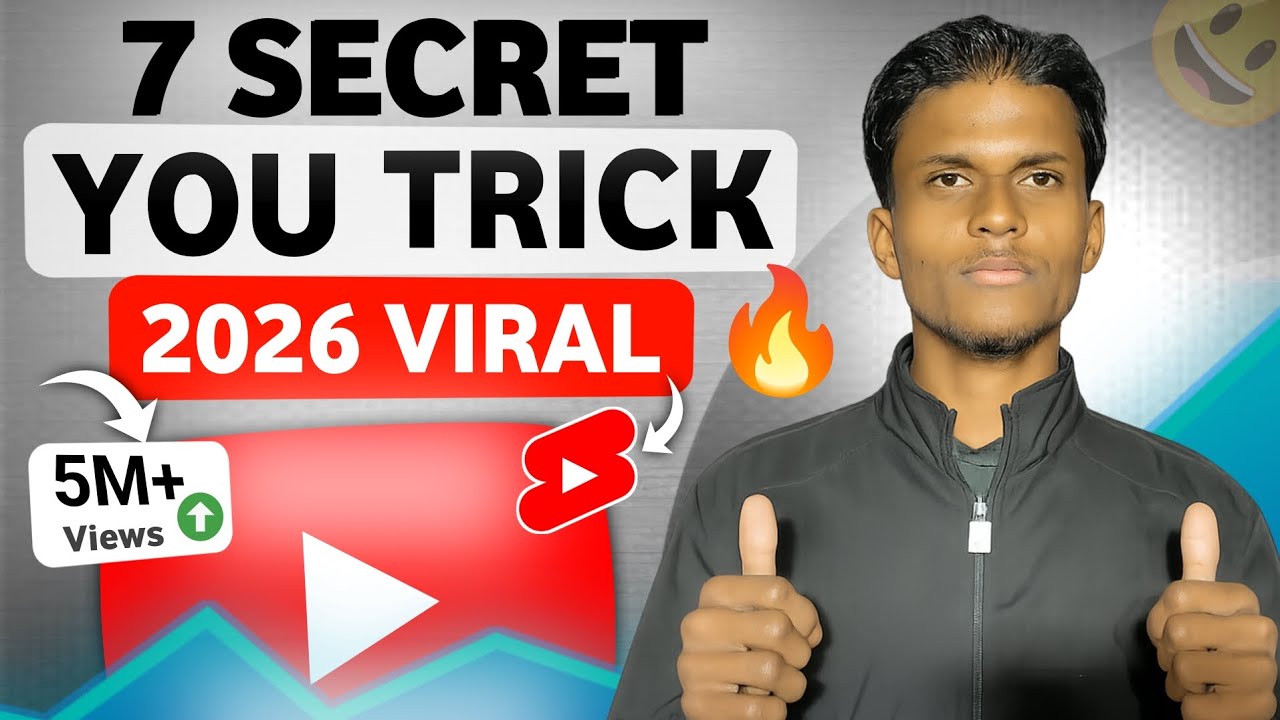 7 Secret YouTube Tricks 2026 🔥 | New Algorithm Hack 🤯 10X Views & Subscribers Fast | Viral trick 