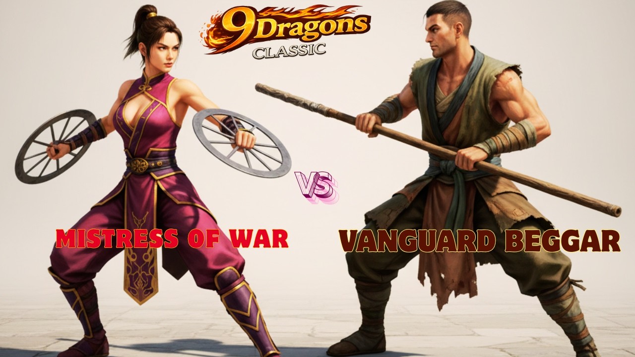 9Dragons Classic PvP: Mistress of War vs Vanguard Beggar | 75 Match Scientific Test | Who Wins?