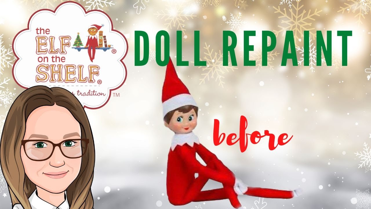 Repainting an ELF ON THE SHELF Doll in my own style by Middle Rabbit #dolls #art