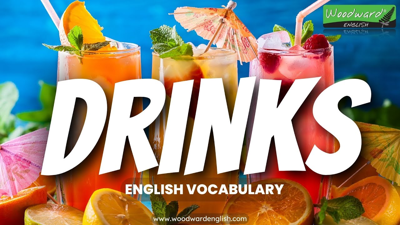 DRINKS English Vocabulary | Do you know the names of these 25 DRINKS in English?
