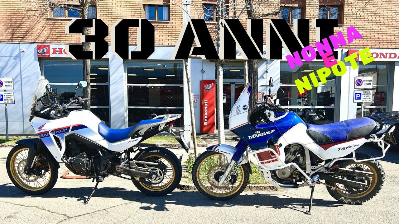 TRANSALP 750 vs 600 - confronto con CRF 1000 #transalp