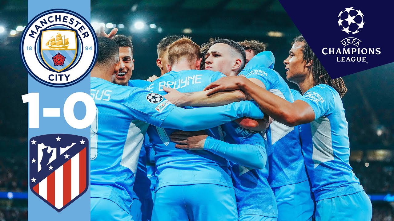 HIGHLIGHTS | Man City 1-0 Atletico Madrid | KDB Goal & Amazing Foden Assist! | UEFA Champions League