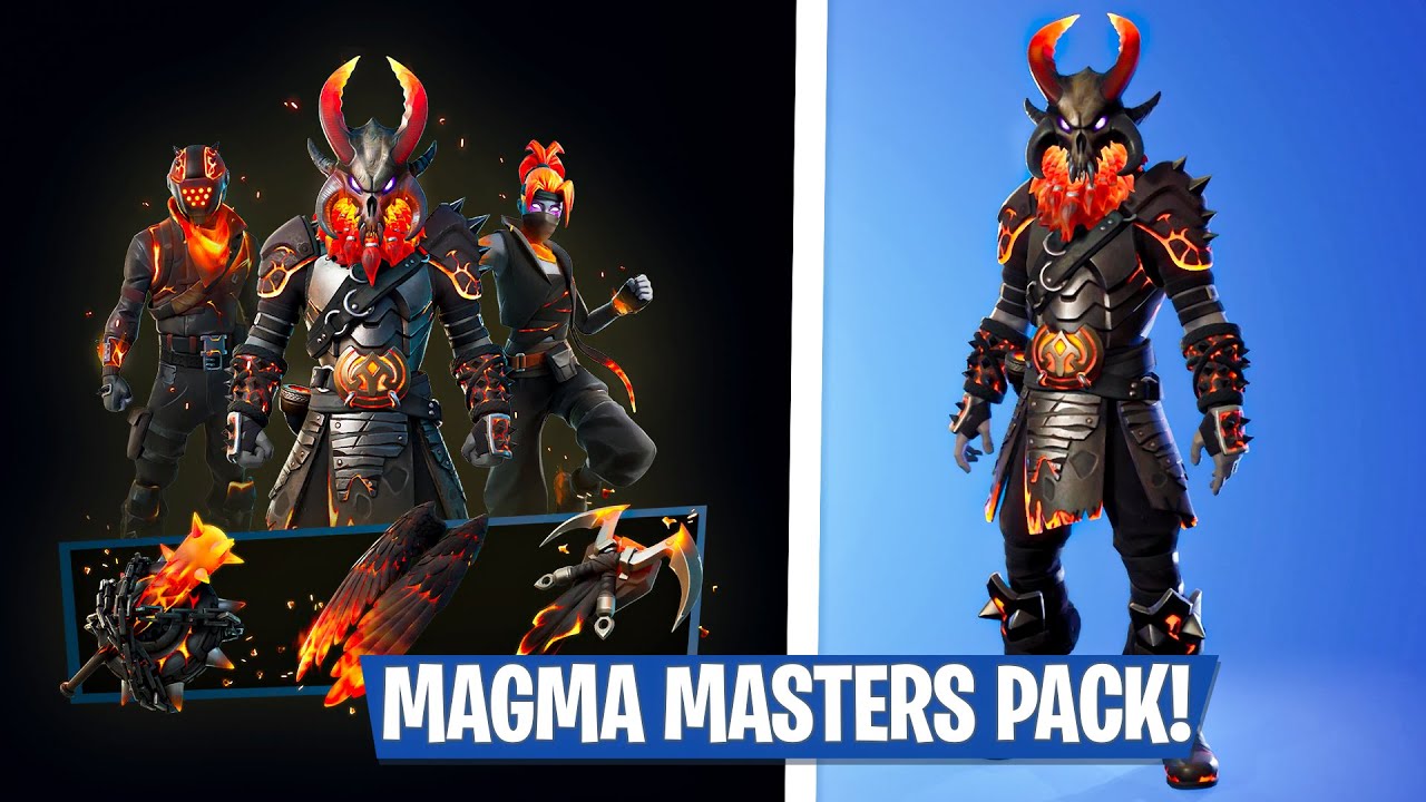 *NEW* Magma Masters Pack! (Molten Ragnarok, Roast Lord, Incinerator Kuno) Fortnite Battle Royale