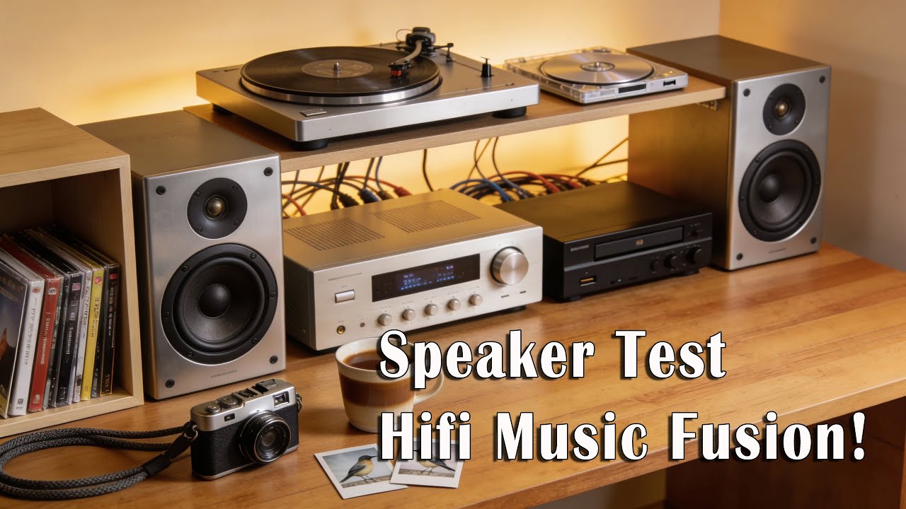 Speakers Test Music Fusion, Hifi Crystal Sound Check!