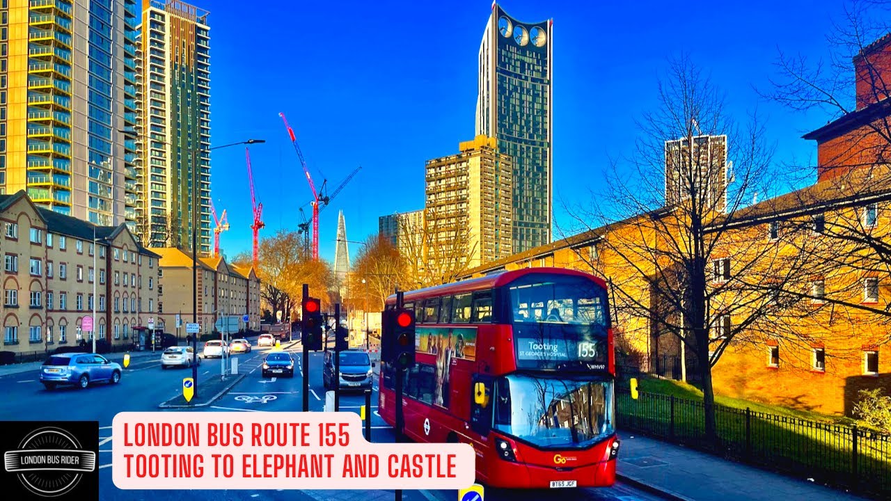 I rode London Double Decker Bus 155 just before  Huge traffic Join me on Board