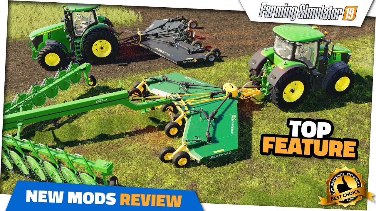 Spearhead Stubble Master 730 - Farming Simulator 19 | Mods Review