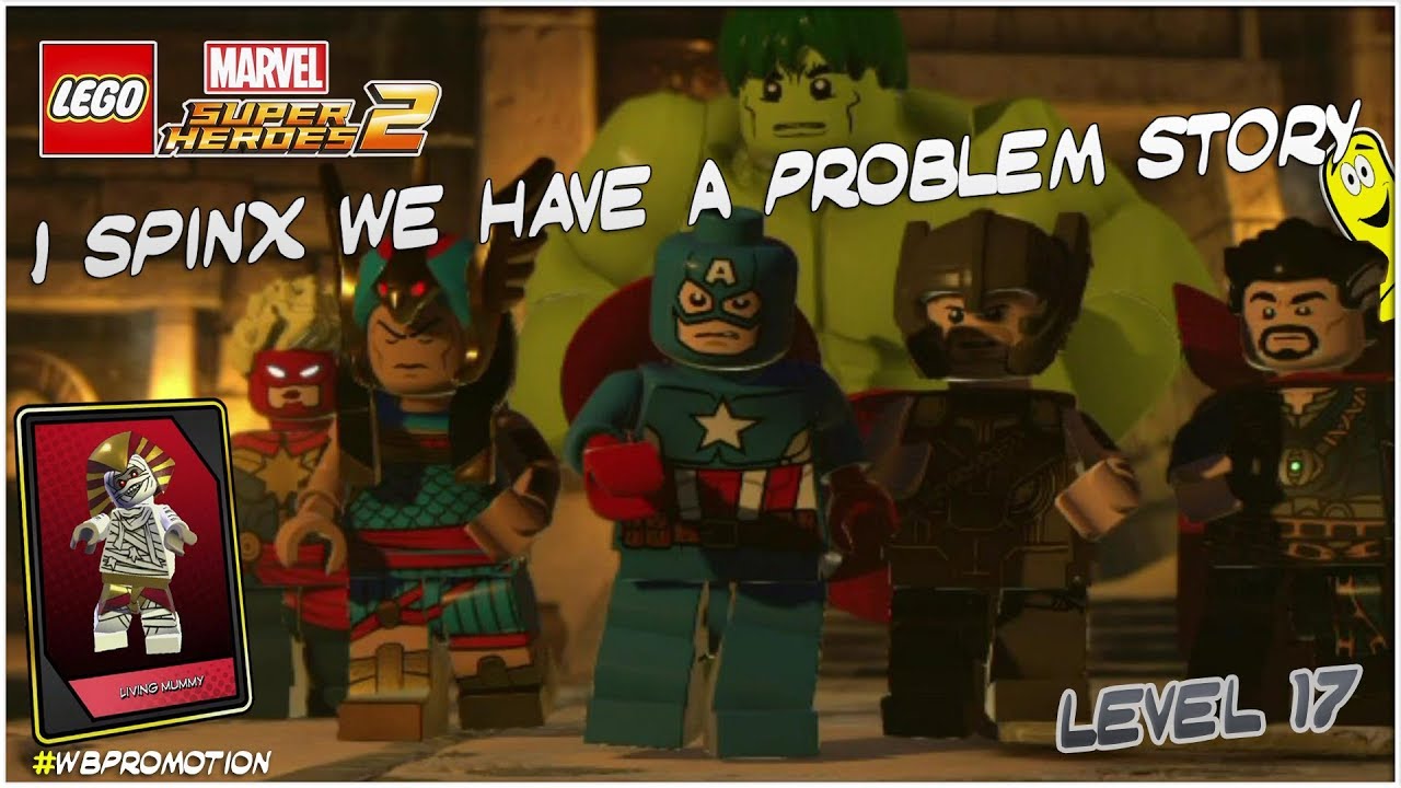 Lego Marvel Superheroes 2: Level 17 / I Spinx We Have A Problem STORY - HTG