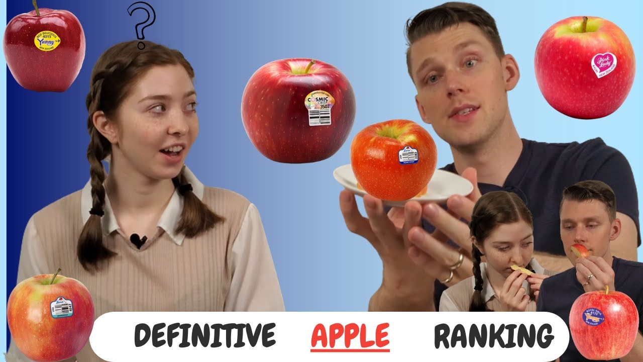 Which APPLE is best?    -blind taste test of Cosmic Crisp, Gala, Pink Lady, & others...