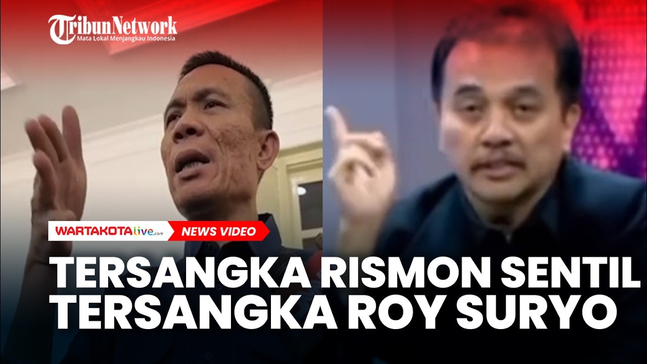 Tersangka Rismon Sentil Tersangka Roy Suryo Terkait Ijazah Palsu Jokowi