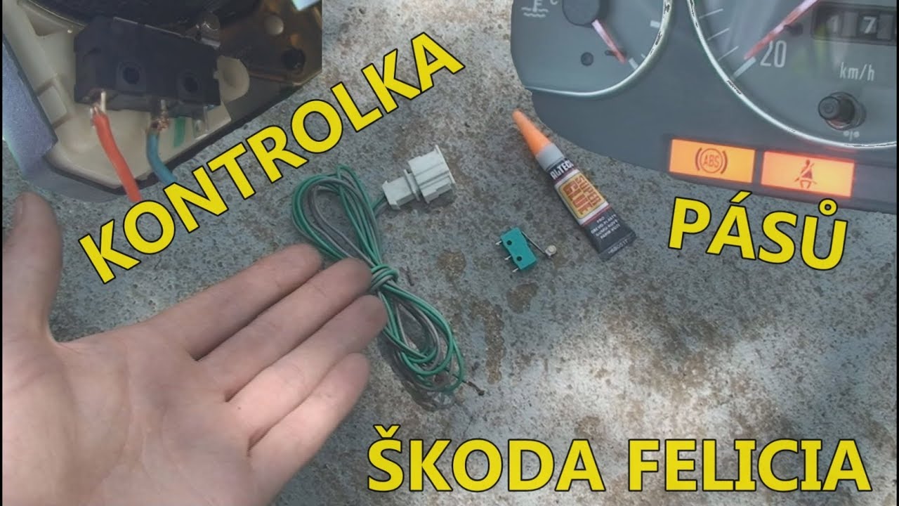 Oživení kontrolky zapnutí pásů | ŠKODA Felicia