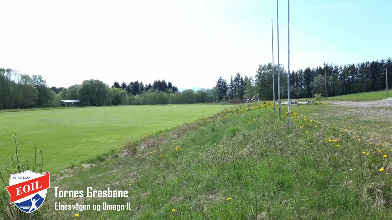 Tornes Grasbane in Hustadvika Norway | Co. stadium of Elnesv&aring;gen og Omegn IL