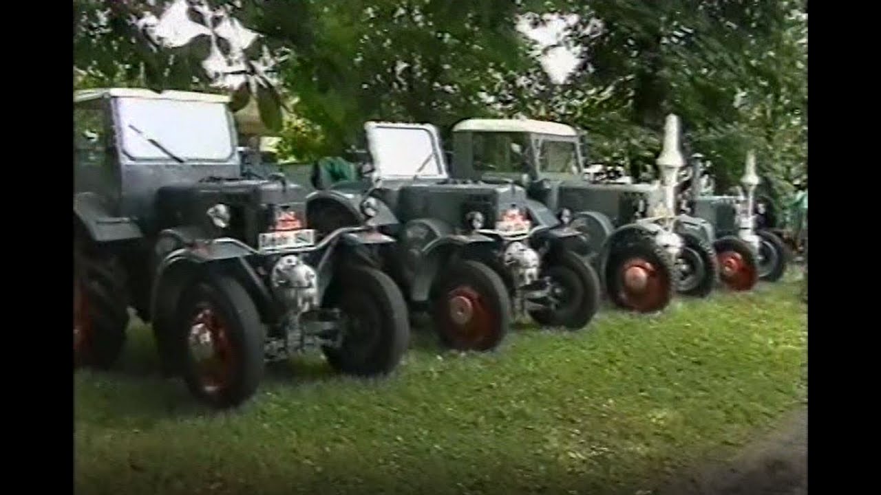 Bulldog Dampf und Diesel 1997 in Leipzig Teil 1 Agra historische Museum Markkleeberg Bulldogtreffen