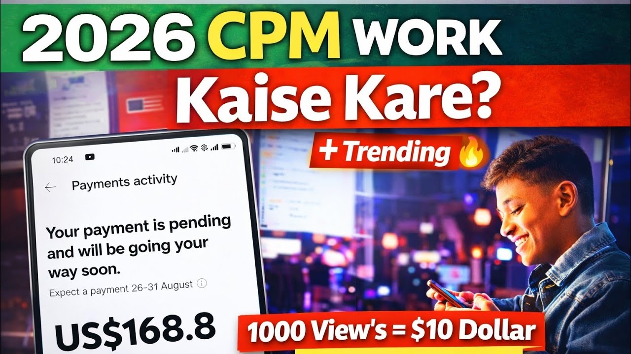 Cpm work kaise kare | cpm work | cpm Work new Trick | cpm work 2026 | cpm Work 2025 