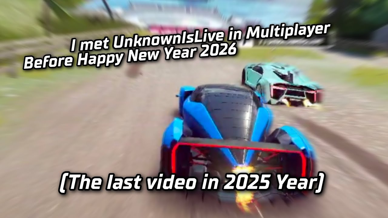 Asphalt Legends: I met @Unknownislive27 in Multiplayer on before Happy New Year! 🎇🎆