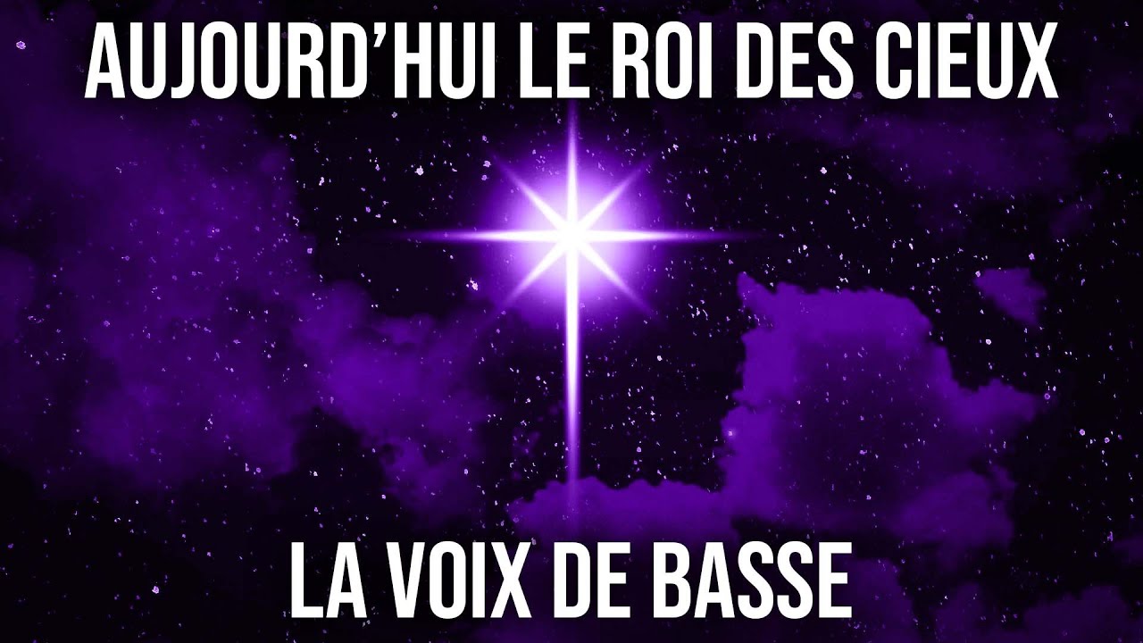 Aujourd'hui le Roi des Cieux (The First Noel) - F2 - La voix de basse, avec partition