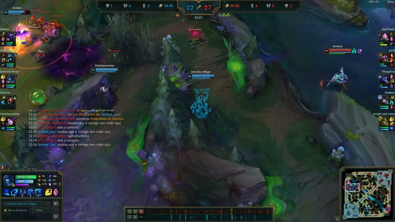 Double kill Lissandra insta kill