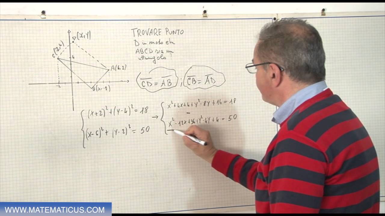 Problema di geometria analitica risolto