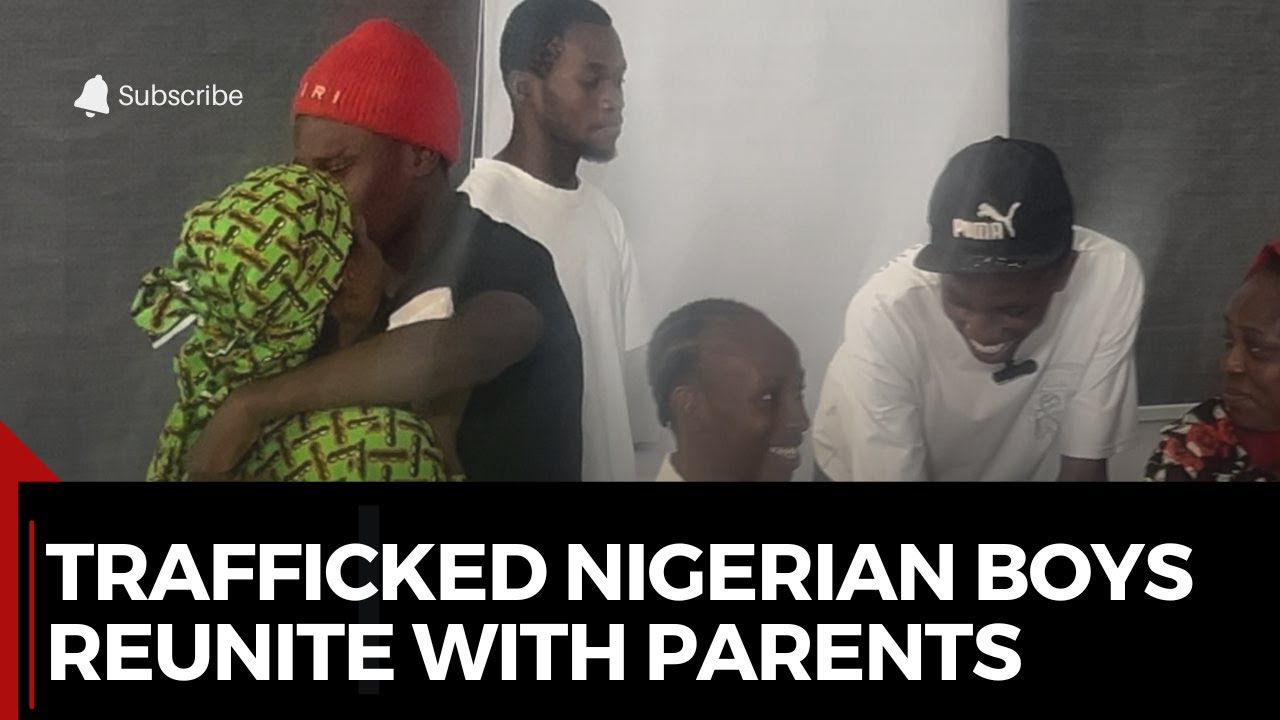 Five Nigerian Boys Reunite with Parents After Trafficking Ordeal in Ghana