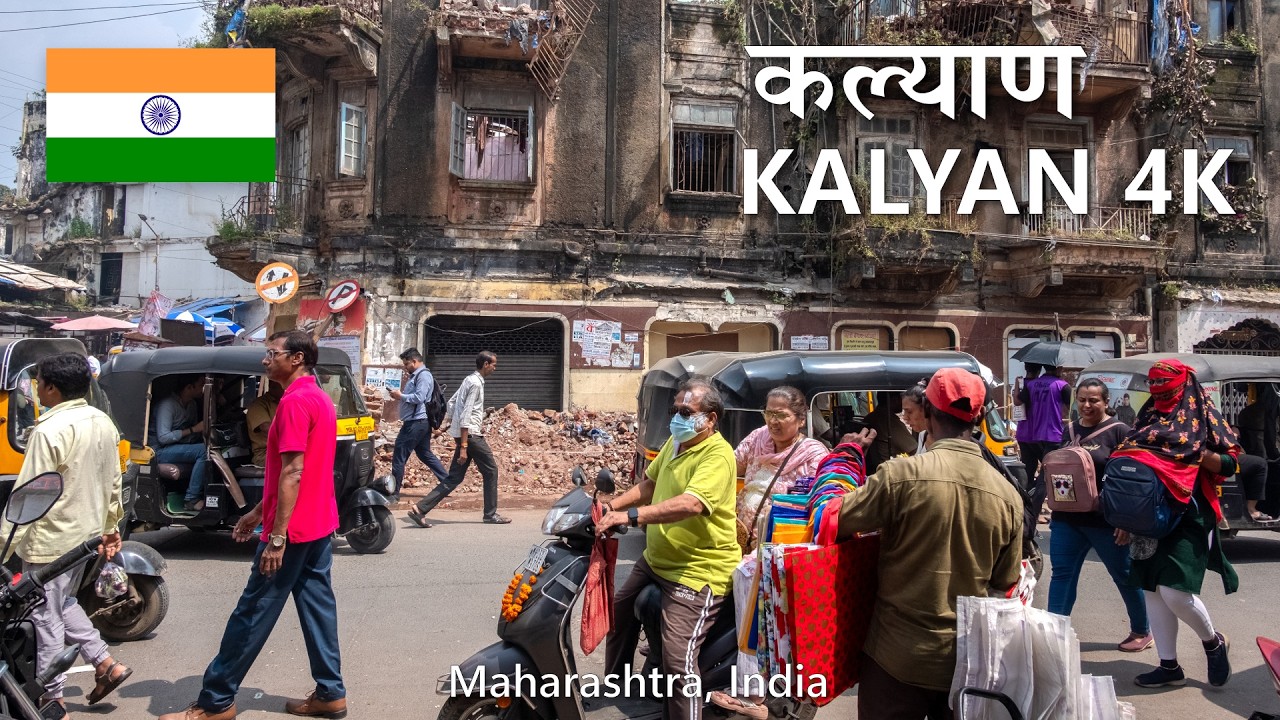KALYAN CITY 🇮🇳 Walking Tour | Real Streets, Markets & Local Life 4K