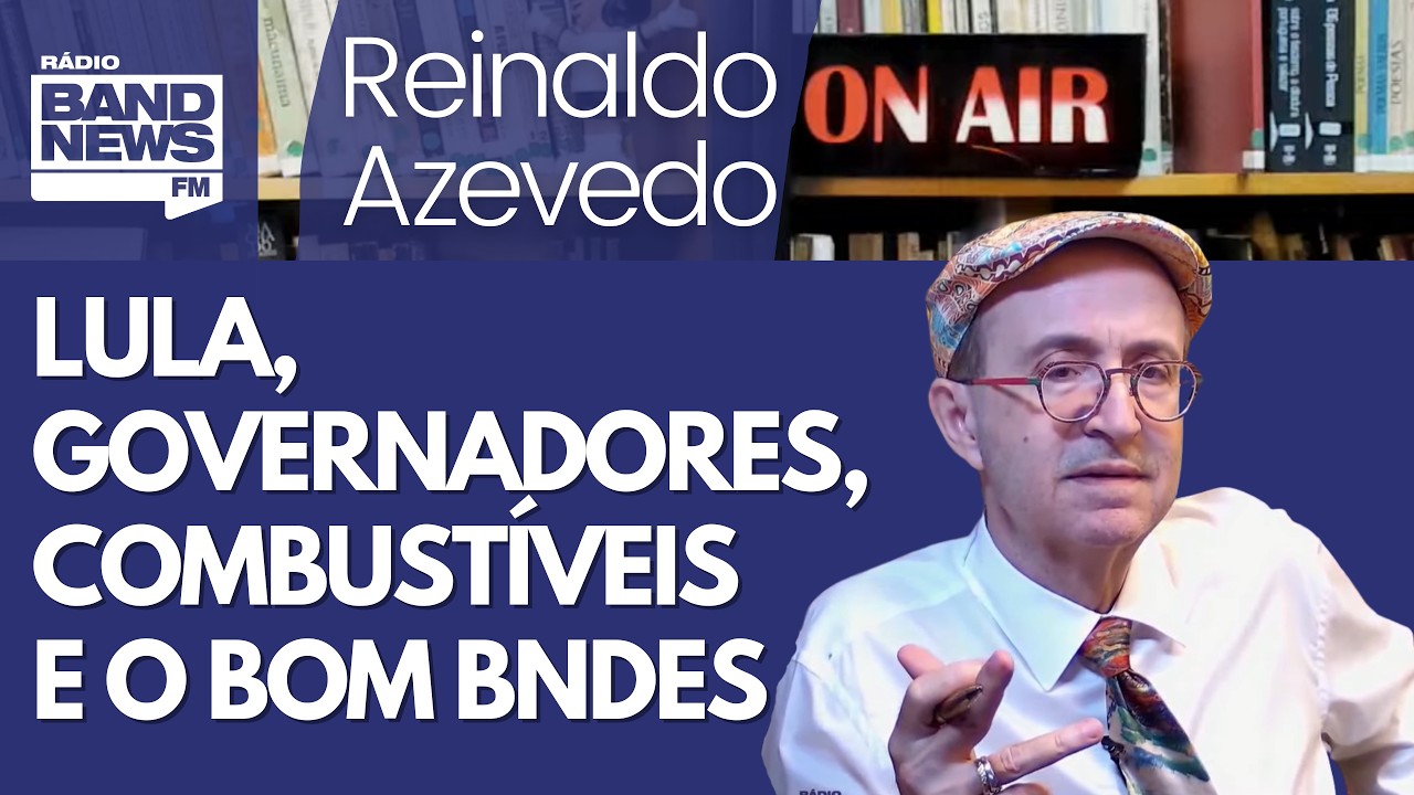 Reinaldo – Governadores: o chicote de Bolsonaro e a democracia de Lula. E o competente BNDES