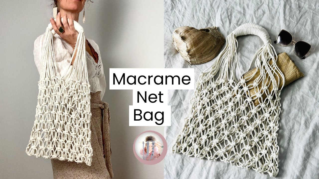 DIY | Easy Macrame NET Bag | Market or Beach Bag