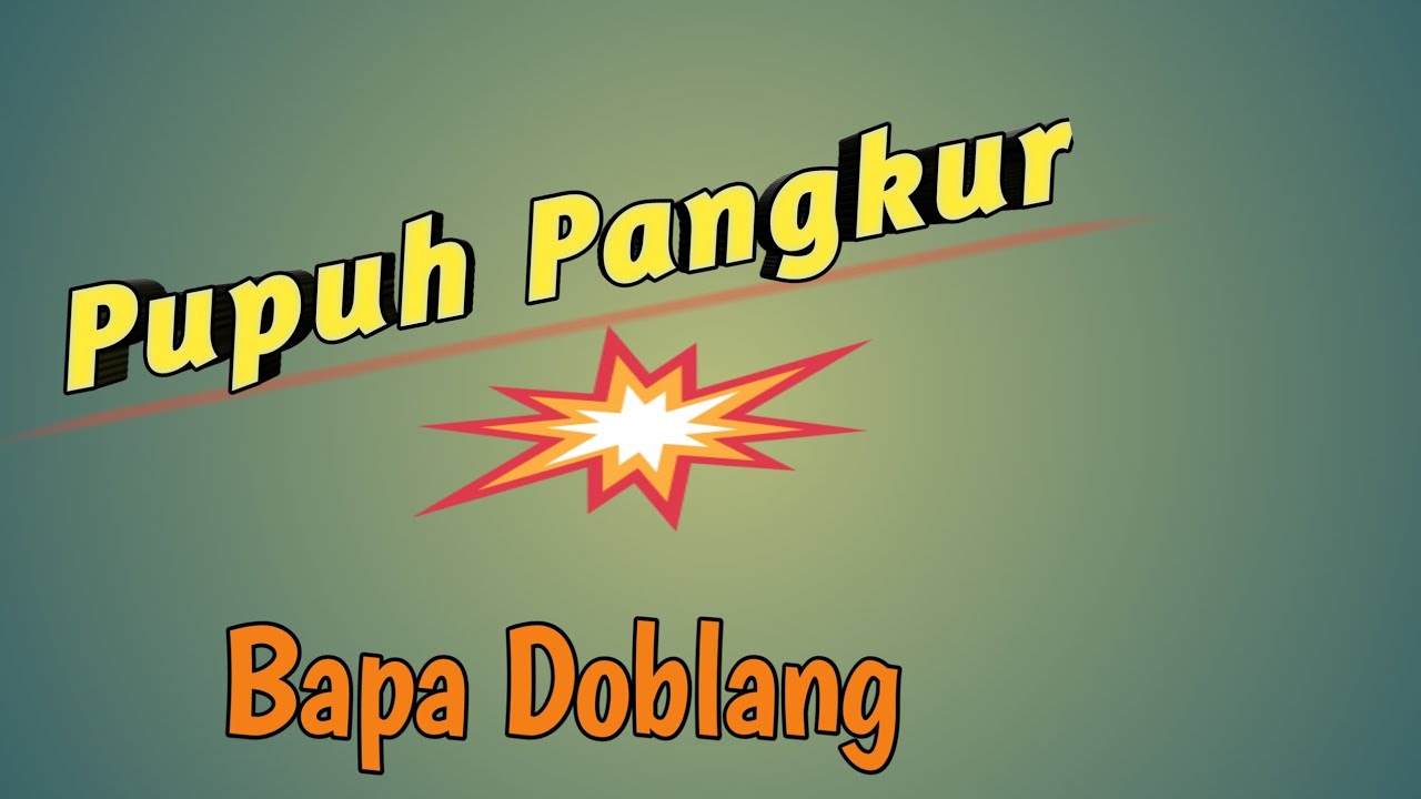 Pupuh Pangkur - Bapa Doblang 