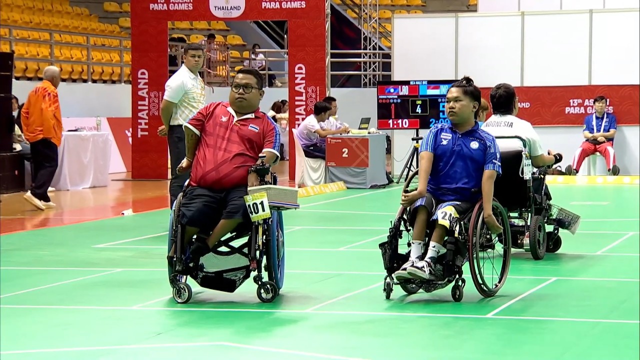 13th Asean Para Games – Boccia 23.01.2026 Final Supachok 🇹🇭 vs 🇹🇭 Pornchok LARPYEN (BC4)
