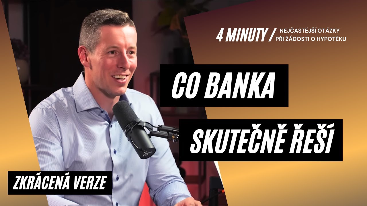 Co banka skutečně řeší na vašem účtu před schválením hypotéky