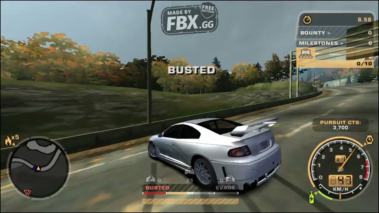 NFS MW Busted Scenes 1