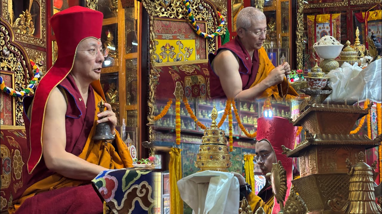 Long Live (Tenshug) offered to Vajradhara Luding Khenchen Rinpoche by Tharig Monastery