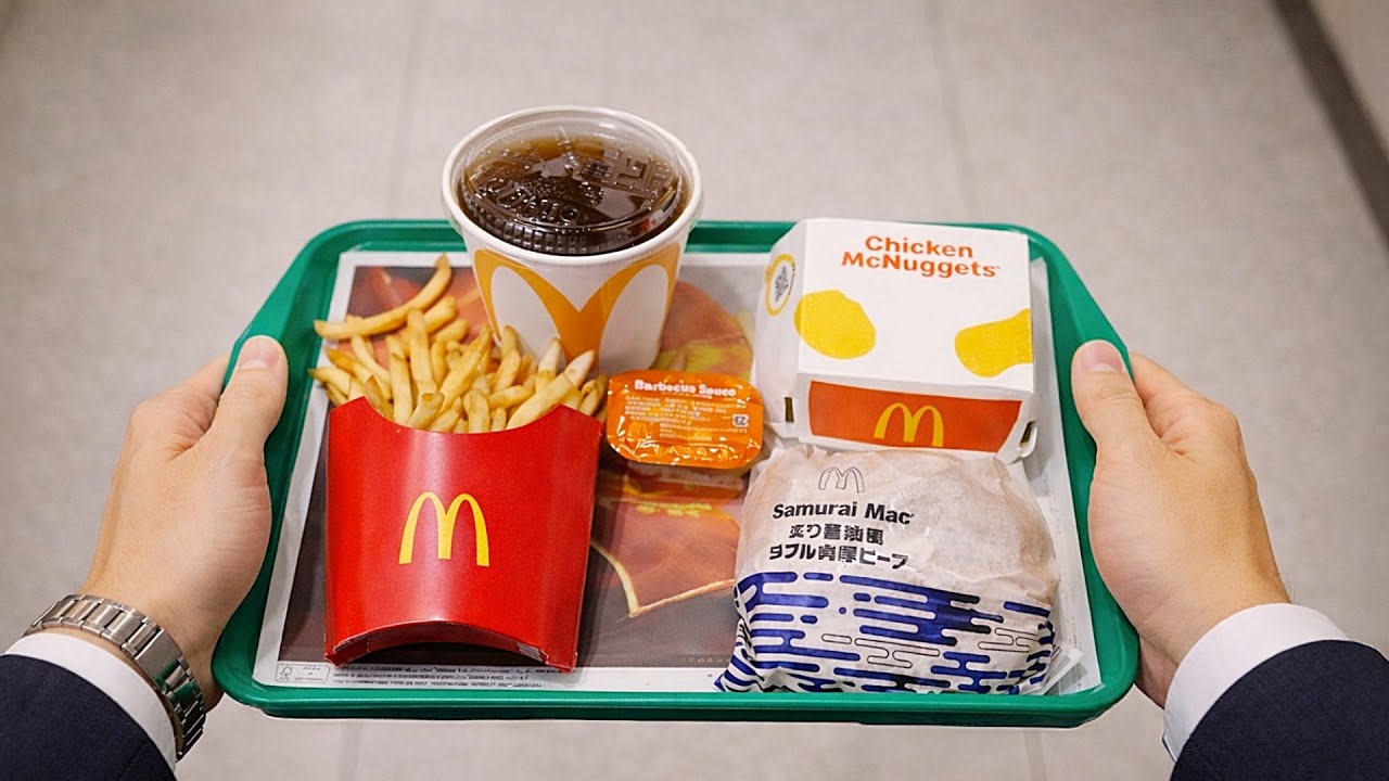 The Dinner of Japanese Salaryman | $8 Dinner at McDonald’s in Japan