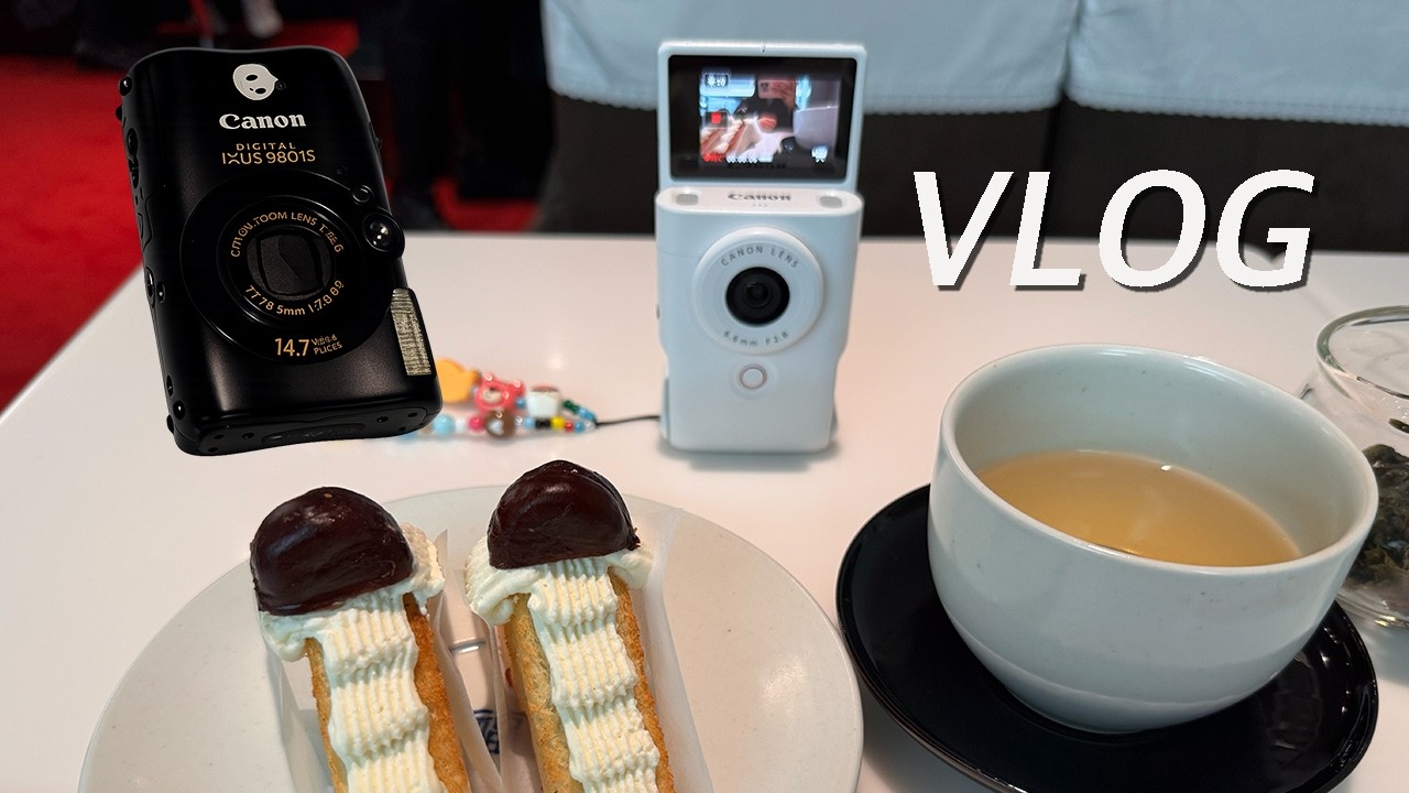 캐논 v10 당근하고 디카 수리하는 VLOG :: 캐논 파워샷 V10, 리코 영상 비교 | 캐논 익서스 980 사진 | 두바이김말이 | 아케이드토오베 | 샐러드 | 남산