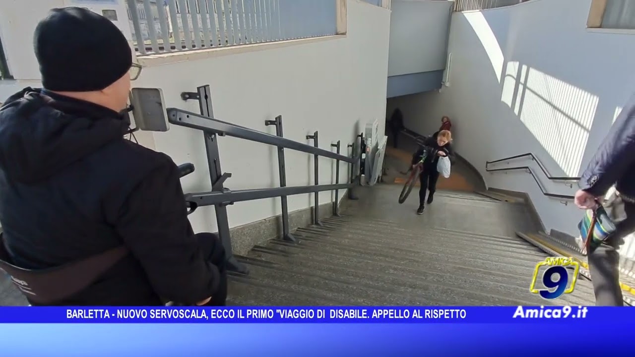 Barletta - Nuovo servoscala, ecco il primo 