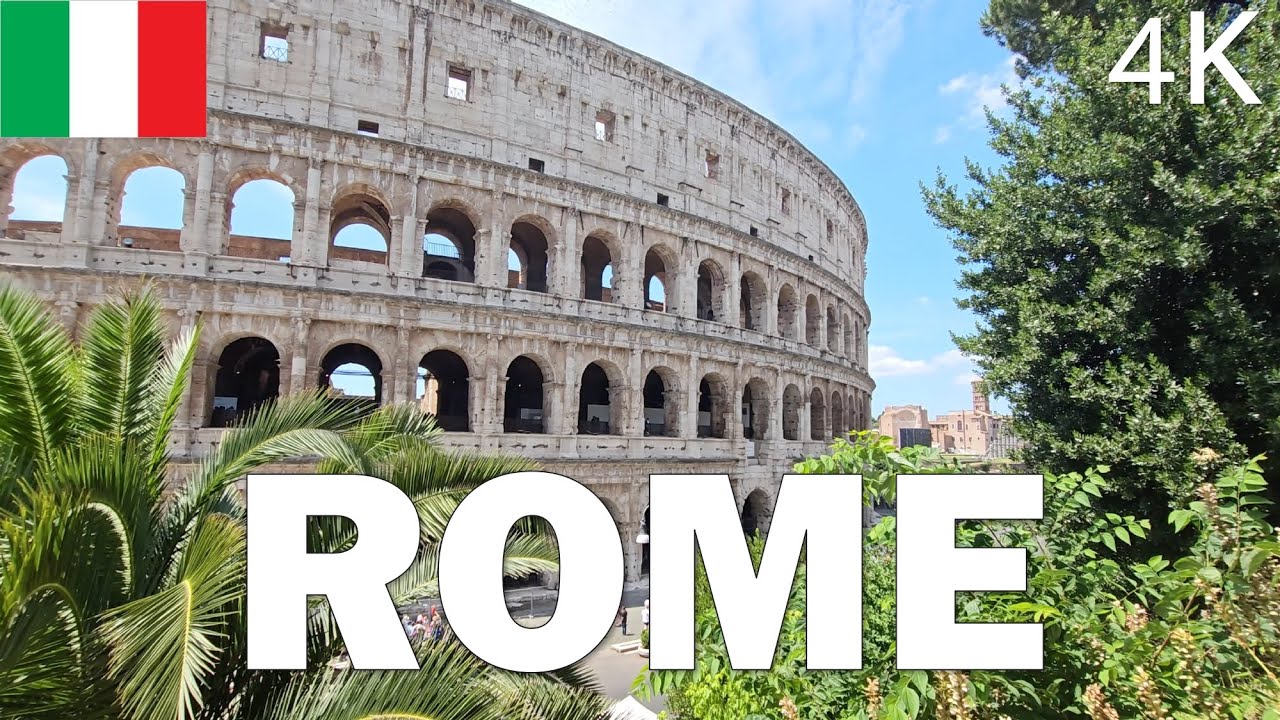 Rome, Italy 4K - City Walking Tour - July 2023