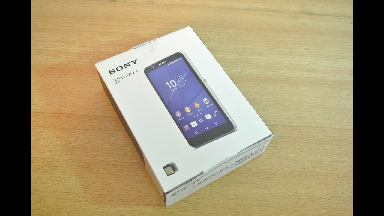 Sony Xperia E4 - Unboxing, Setup & First Look HD