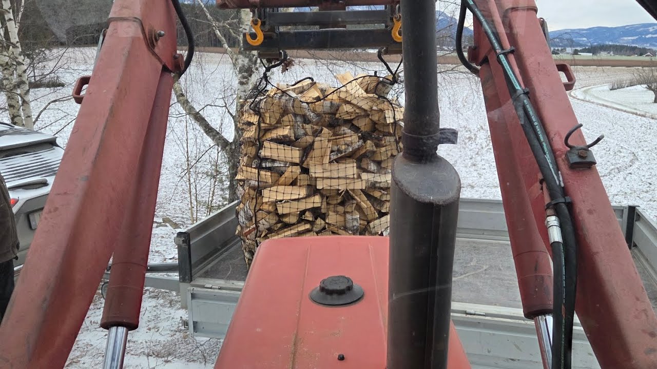 Delivering firewood to a customer #70 