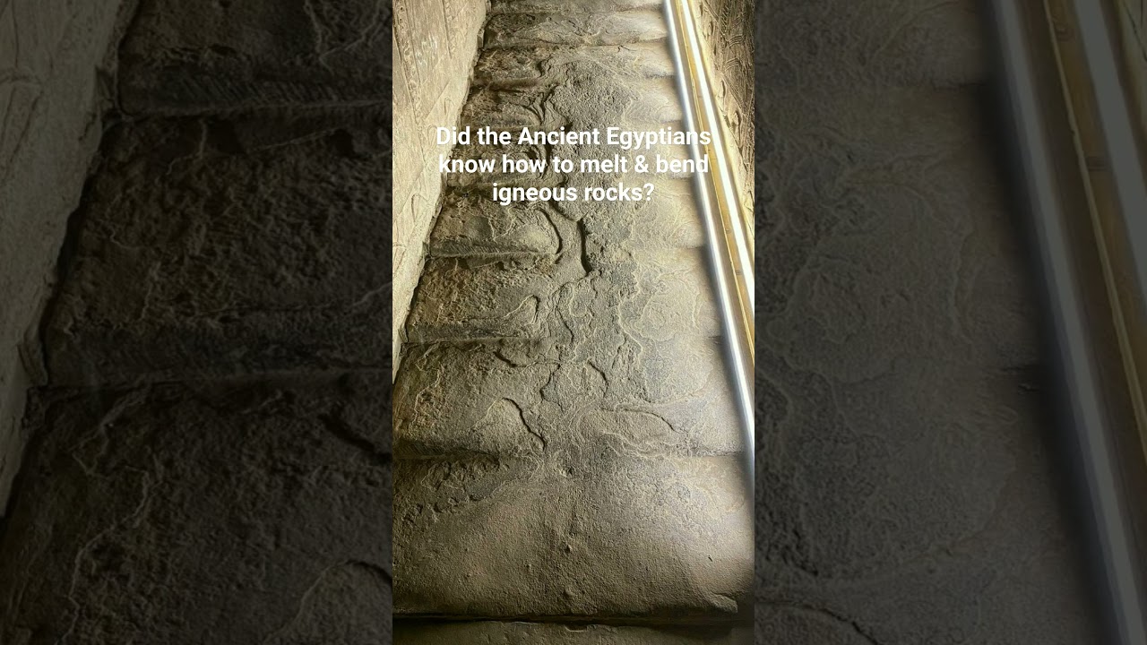 Extreme Heat Melted Staircase Dendera Egypt 