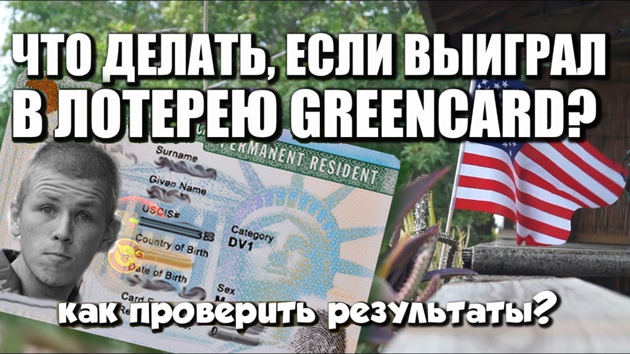 Что делать, если выиграл Greencard? Как проверить результаты лотереи 15 Мая?