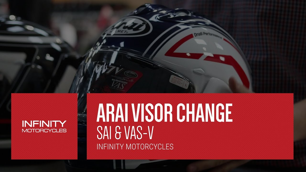 Changing an Arai SAI & VAS-V Visor | Infinity Explained