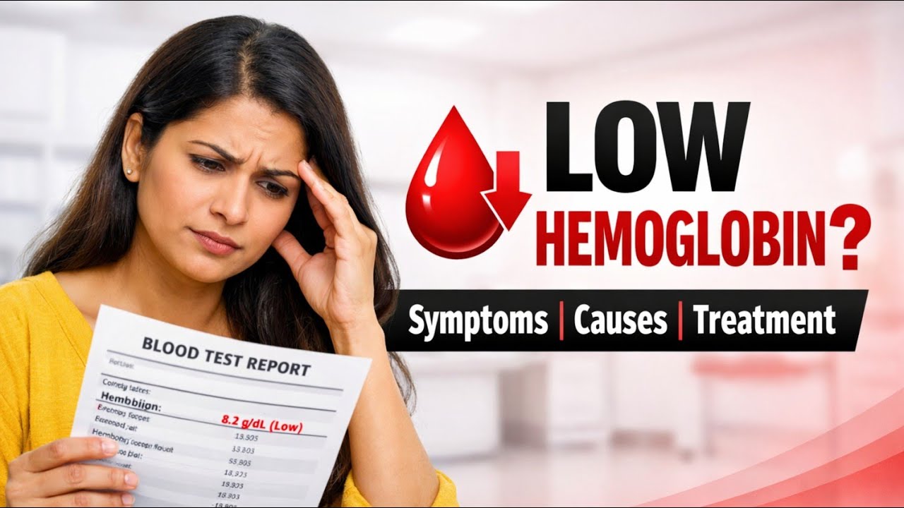 🩸Khoon ki Kami Kyun Hoti Hai? 😱 | Low Hemoglobin Symptoms & Treatment in Hindi