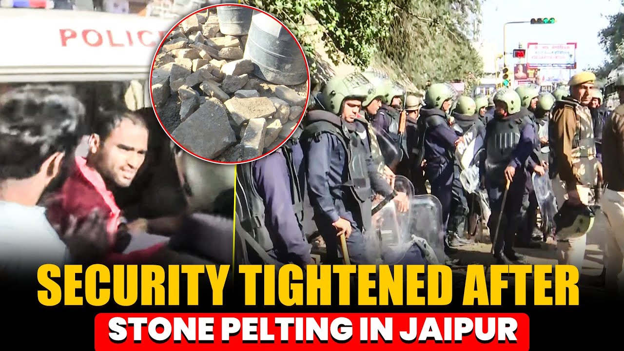 LIVE: Security tightened after a stone pelting incident in Chomu | Jaipur | Rajasthan